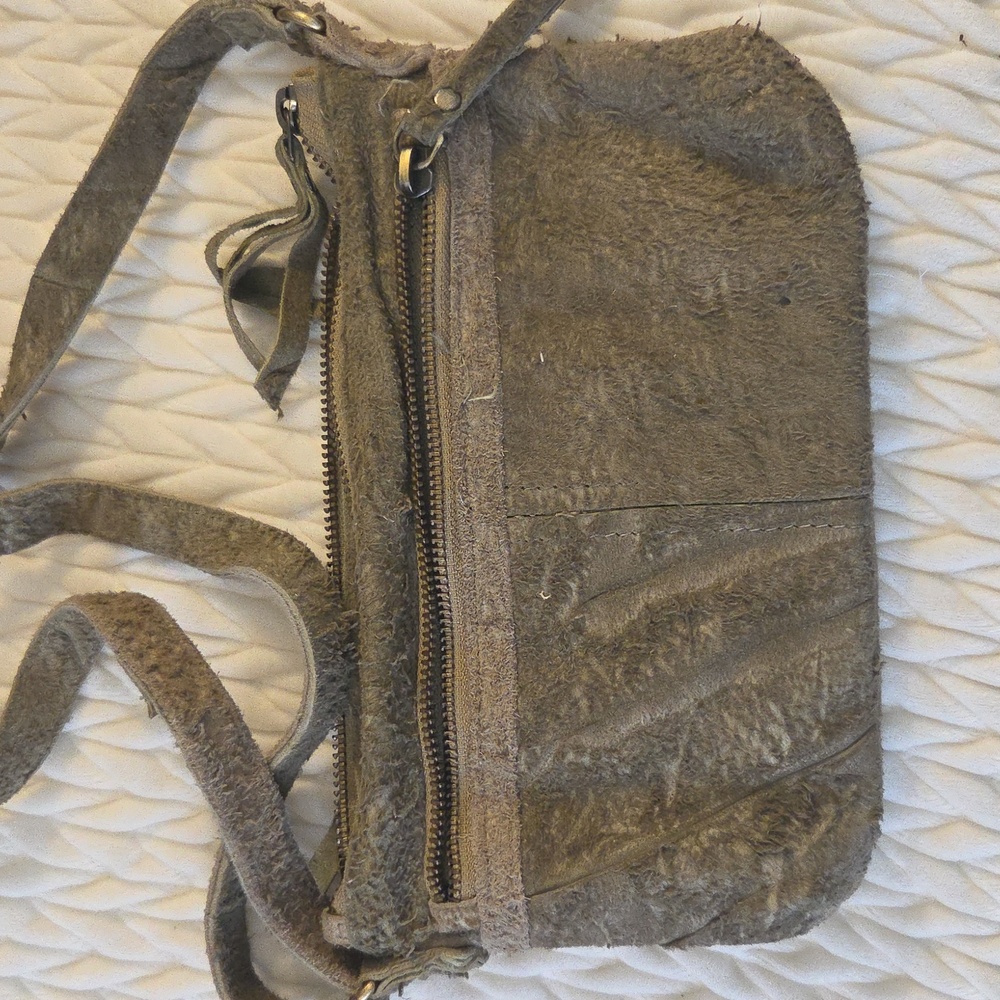 Latico Artisan Leather Mushroom Purse